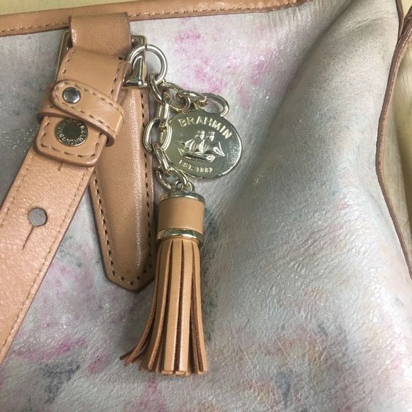 Brahmin Talitha Floral Gloss Shoulder Purse with Crossbody Strap - Picture 4 of 16